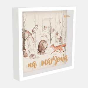 Ramka Skarbonka – Na marzenia – las vintage